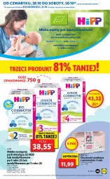 Gazetka promocyjna Lidl - GAZETKA - Gazetka - ważna od 31.10 do 31.10.2021 - strona 49 - produkty: HiPP, O nas, Chusteczki, Mleko