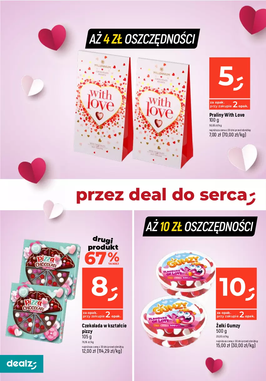 Gazetka promocyjna Dealz - MAKE A DEALZ - ważna 08.02 do 14.02.2024 - strona 20 - produkty: Czekolada, Praliny, Ser, Torebka