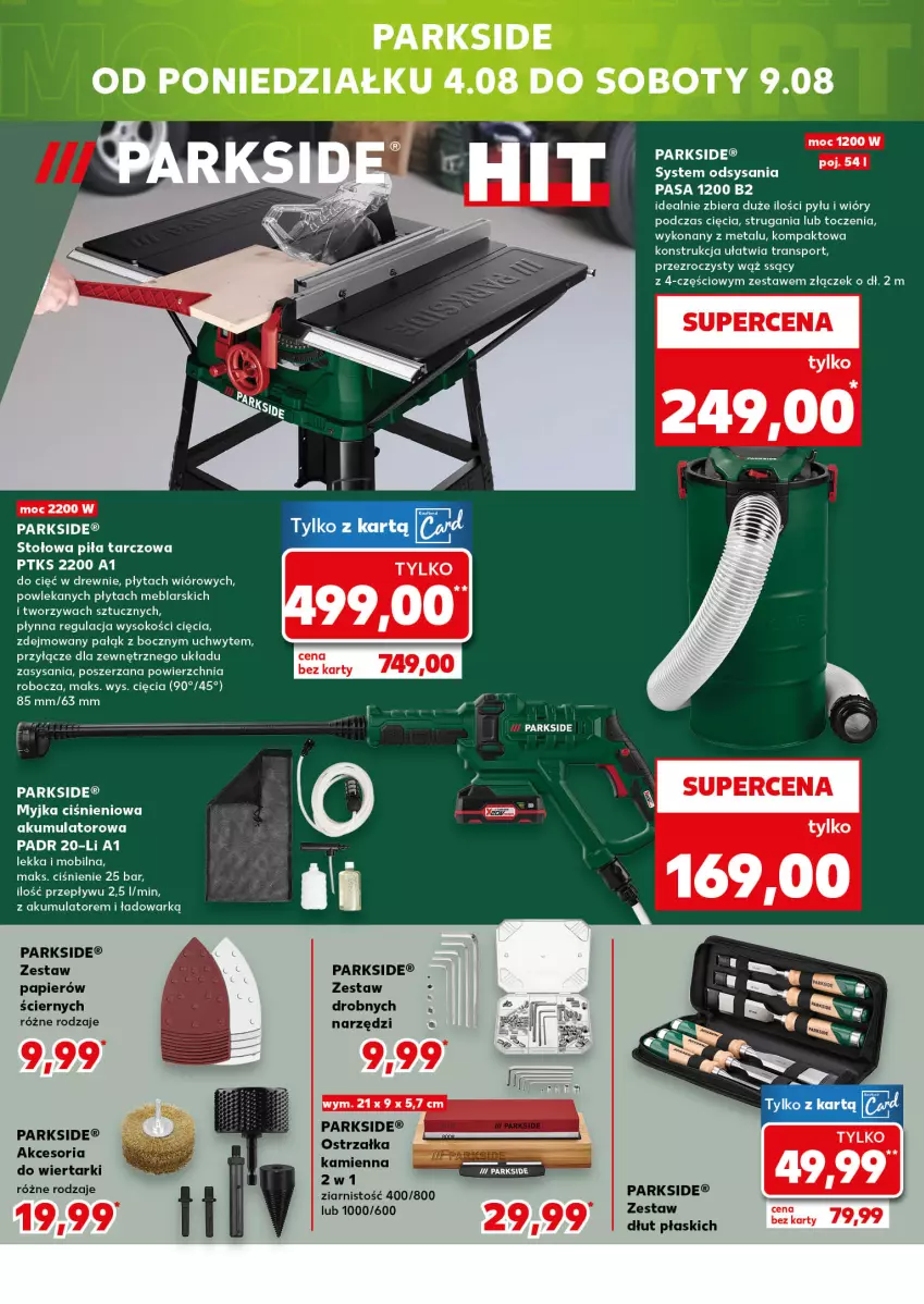 Gazetka promocyjna Kaufland - Kaufland - ważna 31.07 do 06.08.2025 - strona 16 - produkty: Akumulator, Mobil, Myjka ciśnieniowa, Papier, Parkside, Płyta, Sok