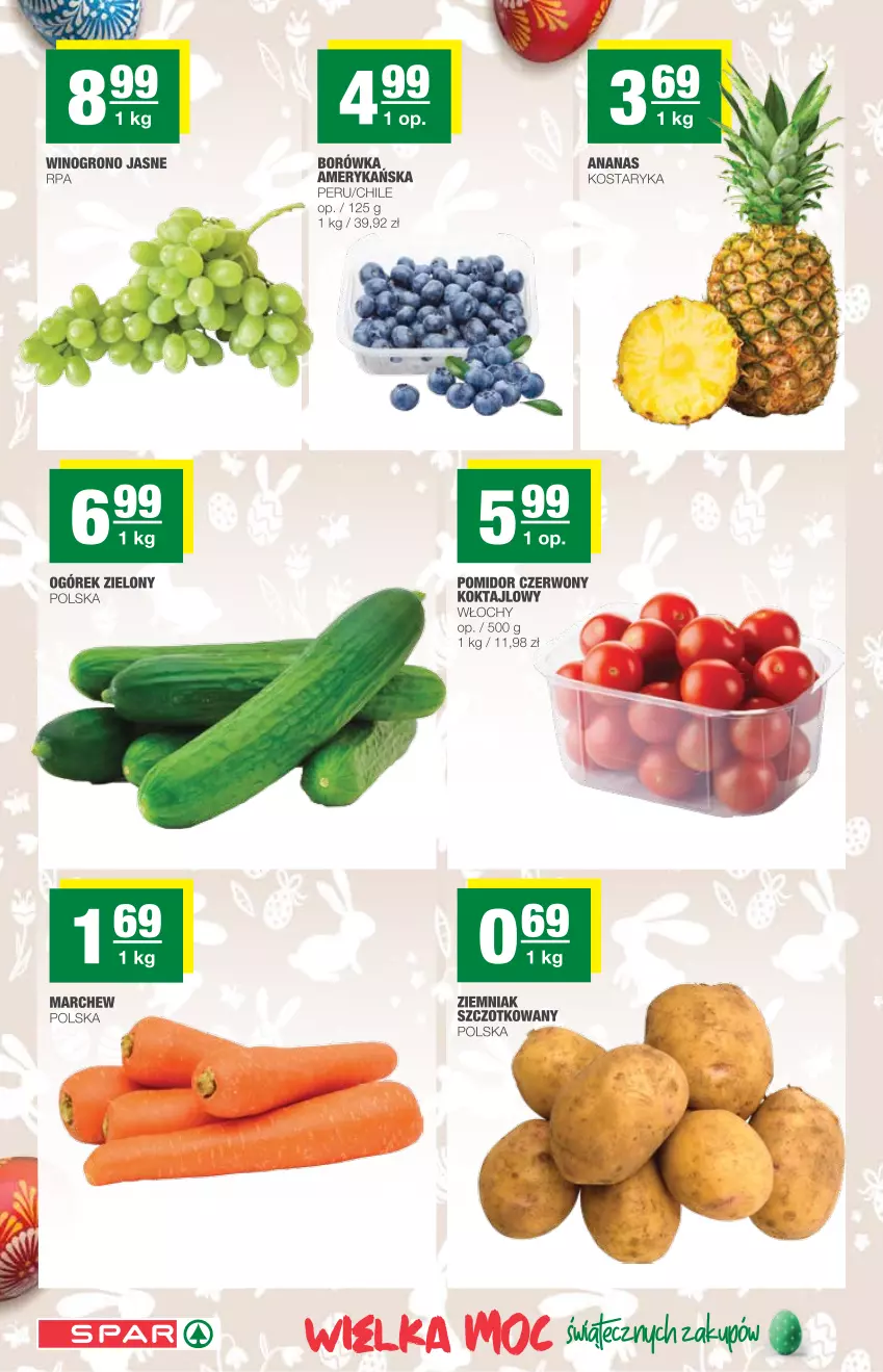 Gazetka promocyjna Spar - Spar - ważna 24.03 do 30.03.2021 - strona 2 - produkty: Ananas, Borówka, Wino