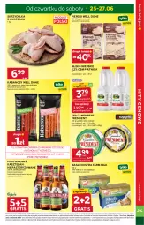 Gazetka promocyjna Stokrotka - Supermarket - Gazetka - ważna od 01.07 do 01.07.2026 - strona 5 - produkty: Piwa, Piwo, Kurczak, Pierogi, Warzywa, Ser, Gra, Piątnica, Kasztelan, Président, Optima, Camembert, Farm Milk, Skrzydełka z kurczaka, Owoce, Kabanos, Harnaś, Masło, Mięso, Mleko, Fa