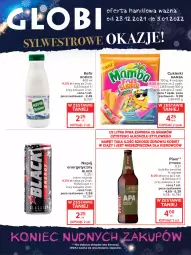 Gazetka promocyjna Carrefour - Gazetka Globi - Gazetka - ważna od 03.01 do 03.01.2022 - strona 1 - produkty: Piwa, Piwo, Piec, Gra, BIC, Napój energetyczny, Cukier, Kosz, Robico, Lack, Cukierki, Mamba, Napój