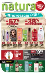 Gazetka promocyjna Drogerie Natura - Gazetka Drogerie Natura - Gazetka - ważna od 14.07 do 14.07.2021 - strona 1 - produkty: Elseve, Top, Ser, Rum, Serum do twarzy, Bielenda, Mleczko do ciała, Pasta do zębów, KOBO, Tusz, Dove, Krem do depilacji, Serum, Perła, Mleczko, Tołpa, Woda toaletowa, Bikini, Szampon, Peeling, Paleta, Garnier, Woda, Fa