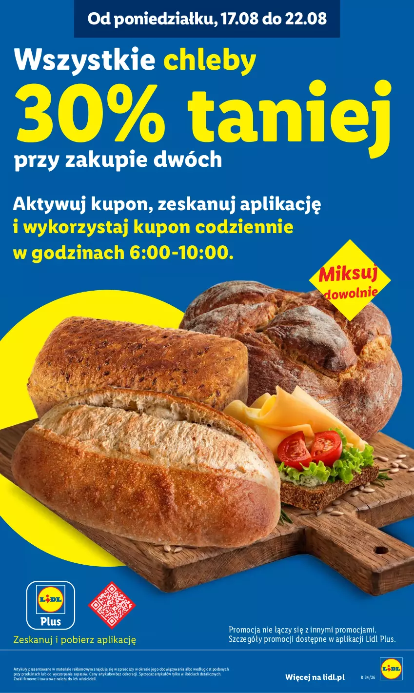 Gazetka promocyjna Lidl - Gazetka ważna od 20.08 do 22.08 - ważna 20.08 do 22.08.2026 - strona 19 - produkty: Chleb