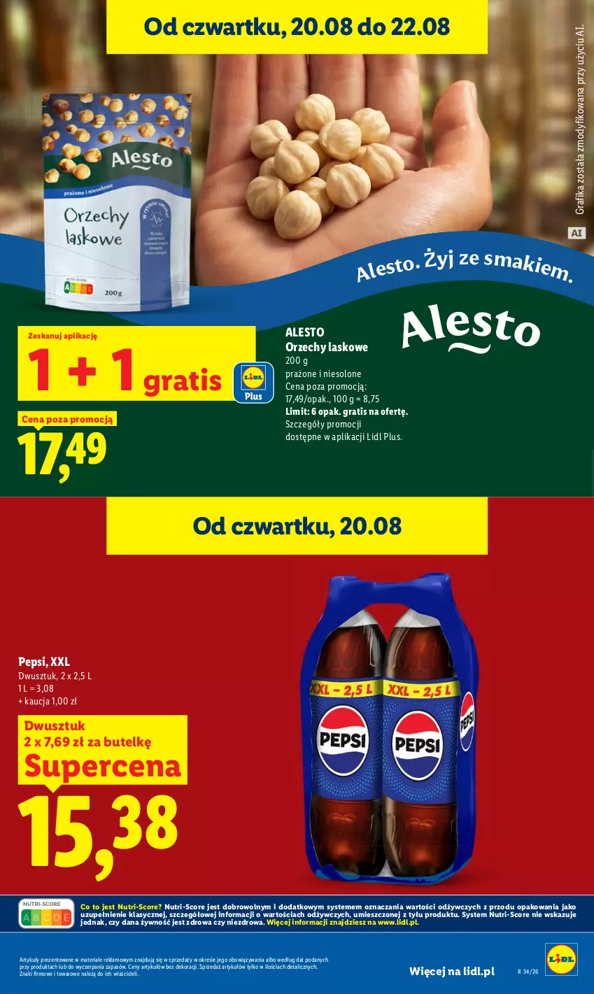Gazetka promocyjna Lidl - Gazetka ważna od 20.08 do 22.08 - ważna 20.08 do 22.08.2026 - strona 25 - produkty: Gra, Pepsi