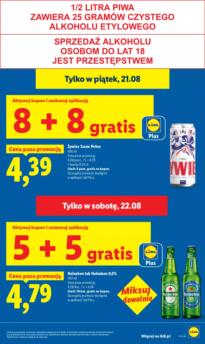 Gazetka promocyjna Lidl - Gazetka ważna od 20.08 do 22.08 - ważna 20.08 do 22.08.2026 - strona 27 - produkty: Gra, Heineken