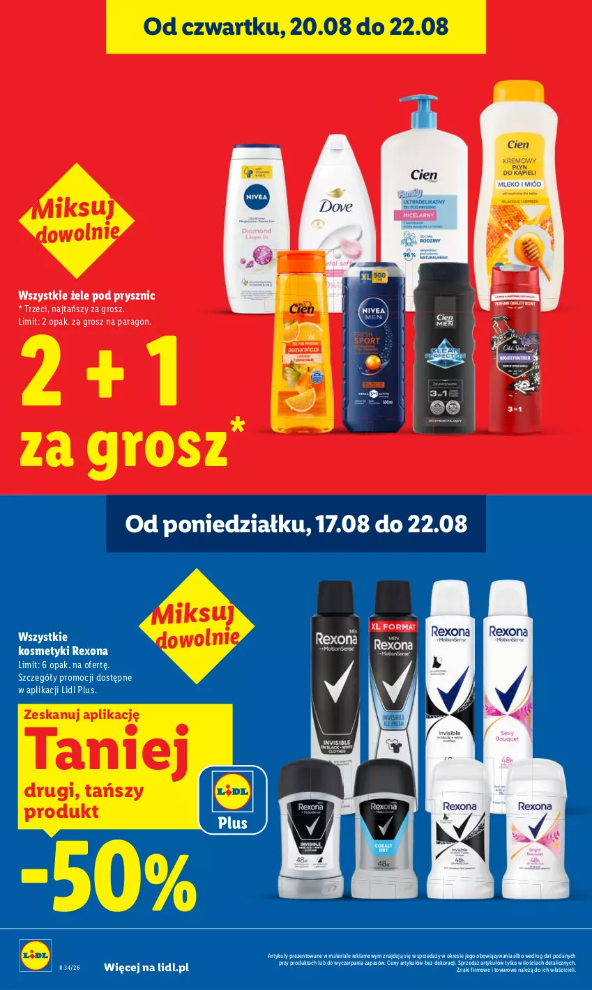 Gazetka promocyjna Lidl - Gazetka ważna od 20.08 do 22.08 - ważna 20.08 do 22.08.2026 - strona 28 - produkty: Rexona