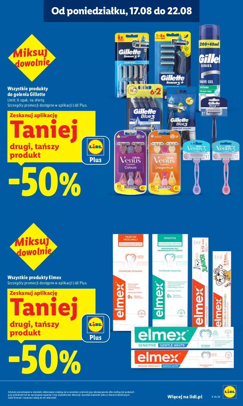 Gazetka promocyjna Lidl - Gazetka ważna od 20.08 do 22.08 - ważna 20.08 do 22.08.2026 - strona 29 - produkty: Elmex, Gillette