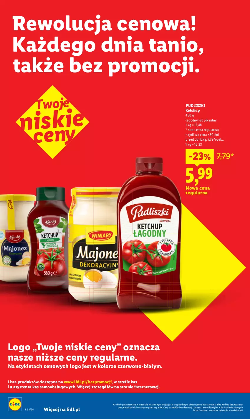 Gazetka promocyjna Lidl - Gazetka ważna od 20.08 do 22.08 - ważna 20.08 do 22.08.2026 - strona 36 - produkty: Ketchup, Pudliszki