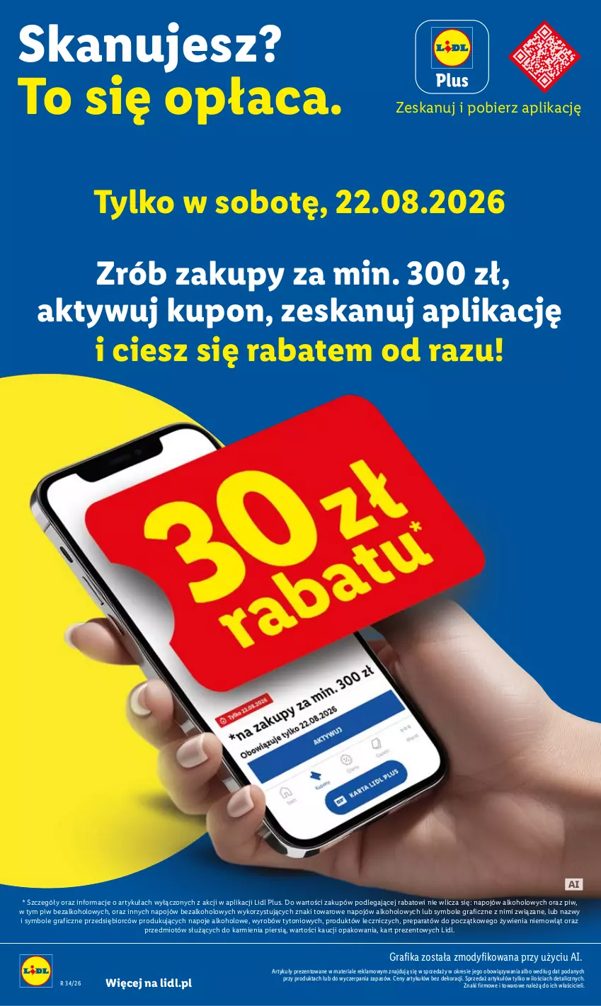 Gazetka promocyjna Lidl - Gazetka ważna od 20.08 do 22.08 - ważna 20.08 do 22.08.2026 - strona 8 - produkty: Gra, Grafika, Karmi, Napoje, Znicz