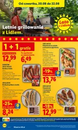 Gazetka promocyjna Lidl - Gazetka ważna od 20.08 do 22.08 - Gazetka - ważna od 22.08 do 22.08.2026 - strona 64 - produkty: Sok, Gra, Sokołów, Jogurt, Grill, Kiełbasa, Kiełbasa śląska