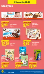 Gazetka promocyjna Lidl - Gazetka ważna od 20.08 do 22.08 - Gazetka - ważna od 22.08 do 22.08.2026 - strona 82 - produkty: Kinder Bueno, Herbatniki, Czekolada, Kinder