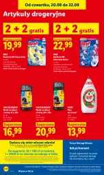 Gazetka promocyjna Lidl - Gazetka ważna od 20.08 do 22.08 - Gazetka - ważna od 22.08 do 22.08.2026 - strona 94 - produkty: Jan Niezbędny, Por, Gra, Bref, Worki na śmieci, Portal, Laur, Mola, Worki na śmiec, Fairy, Fa