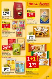 Gazetka promocyjna Auchan - 30 Lat Hipermarket - Gazetka - ważna od 18.02 do 18.02.2026 - strona 23 - produkty: Cukier, Kisiel, Praliny, Lindor, Słodka Chwila, Kawa mielona, Kawa, Diamant, Dr. Oetker, 7 Days, Rogal, Toffifee, Cukier trzcinowy, Lindt