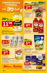 Gazetka promocyjna Auchan - 30 Lat Hipermarket - Gazetka - ważna od 18.02 do 18.02.2026 - strona 24 - produkty: Majonez, Ketchup, Makaron, Prymat, Ser, Rum, Kucharek, Kukurydza konserwowa, Winiary, Przyprawa uniwersalna, Pudliszki, Kukurydza, Knorr