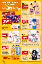 Gazetka promocyjna Auchan - 30 Lat Hipermarket - Gazetka - ważna od 18.02 do 18.02.2026 - strona 32 - produkty: Płyn do prania, Ludwik, Lovela, Odplamiacz, Woolite, Płyn do płukania, Chusteczki, Kapsułki do prania, Lenor, Fa