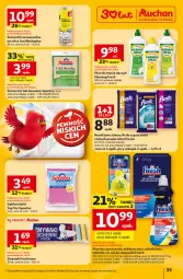 Gazetka promocyjna Auchan - 30 Lat Hipermarket - Gazetka - ważna od 18.02 do 18.02.2026 - strona 35 - produkty: Jan Niezbędny, Top, Sól, Do mycia naczyń, Finish, Tablet, Płyn do mycia naczyń, Wełna, Presto, Zmywaki kuchenne, Płyn do mycia, Zmywarki