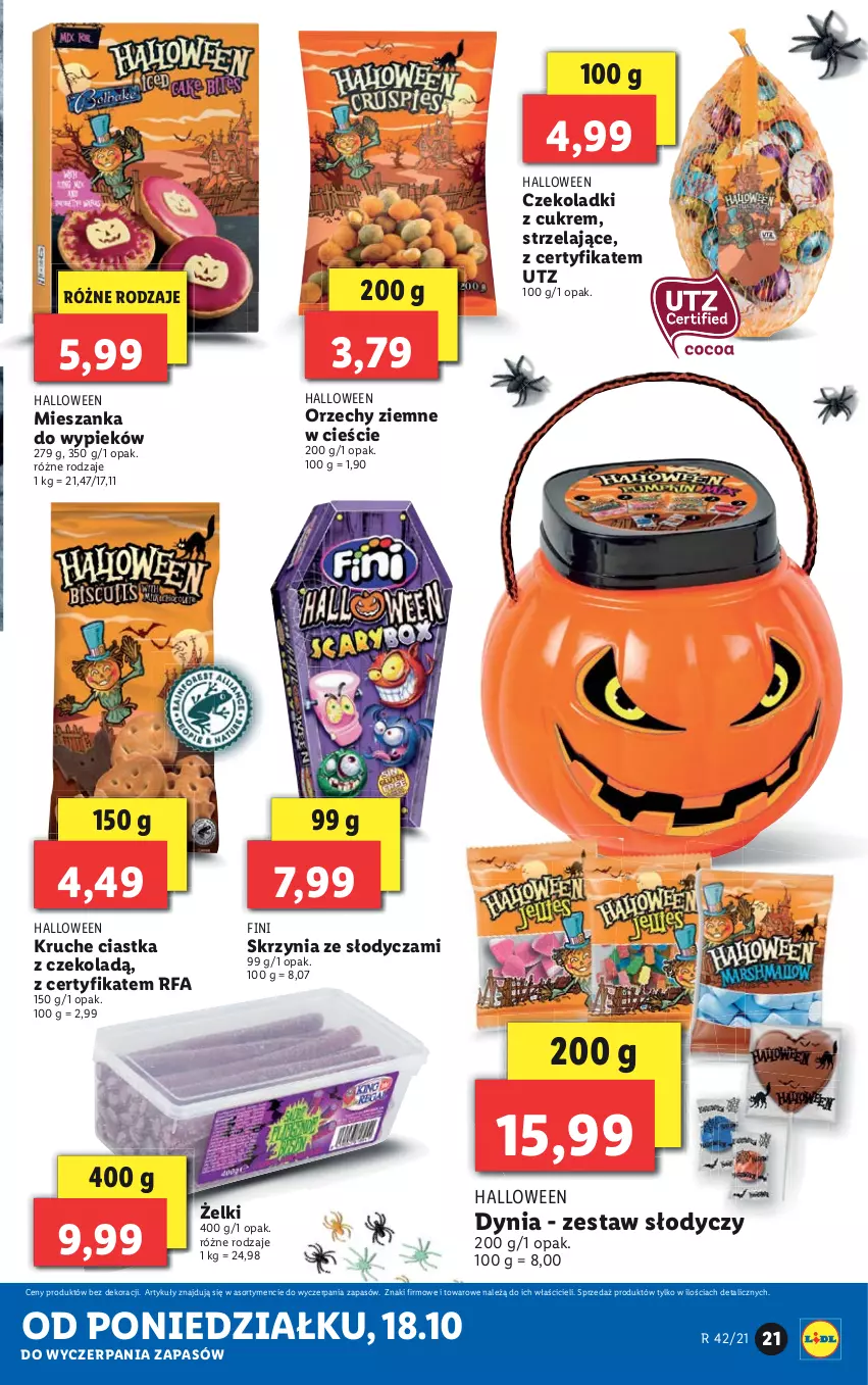 Gazetka promocyjna Lidl - GAZETKA - ważna 18.10 do 24.10.2021 - strona 21 - produkty: Ciastka, Fa