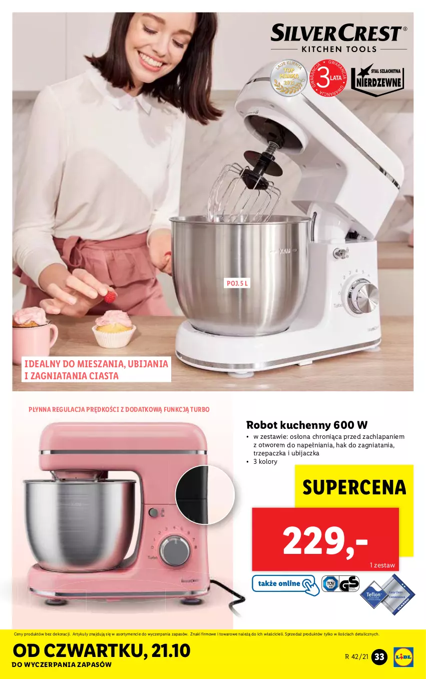 Gazetka promocyjna Lidl - GAZETKA - ważna 18.10 do 24.10.2021 - strona 33 - produkty: Robot