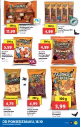 Gazetka promocyjna Lidl - GAZETKA - Gazetka - ważna od 24.10 do 24.10.2021 - strona 19 - produkty: Cukier, Chipsy, Tortilla, Chrupki, Tonik, Baton, Cukierki, Lizaki, Fa