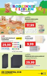 Gazetka promocyjna Lidl - GAZETKA - Gazetka - ważna od 24.10 do 24.10.2021 - strona 37 - produkty: Zestaw pędzli, Klej, Grunt, Obraz, Fa