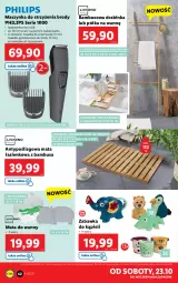 Gazetka promocyjna Lidl - GAZETKA - Gazetka - ważna od 24.10 do 24.10.2021 - strona 42 - produkty: Inka, Zabawka, Szynka, Ręcznik, Półka, Maszynka, Szczoteczka