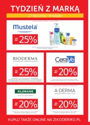 Gazetka promocyjna Ziko - 27.01-9.02.2022 - Gazetka - ważna od 09.02 do 09.02.2022 - strona 14 - produkty: CeraVe, Ser, Mus, Bioderma, Klorane, Mustela, Atoderm
