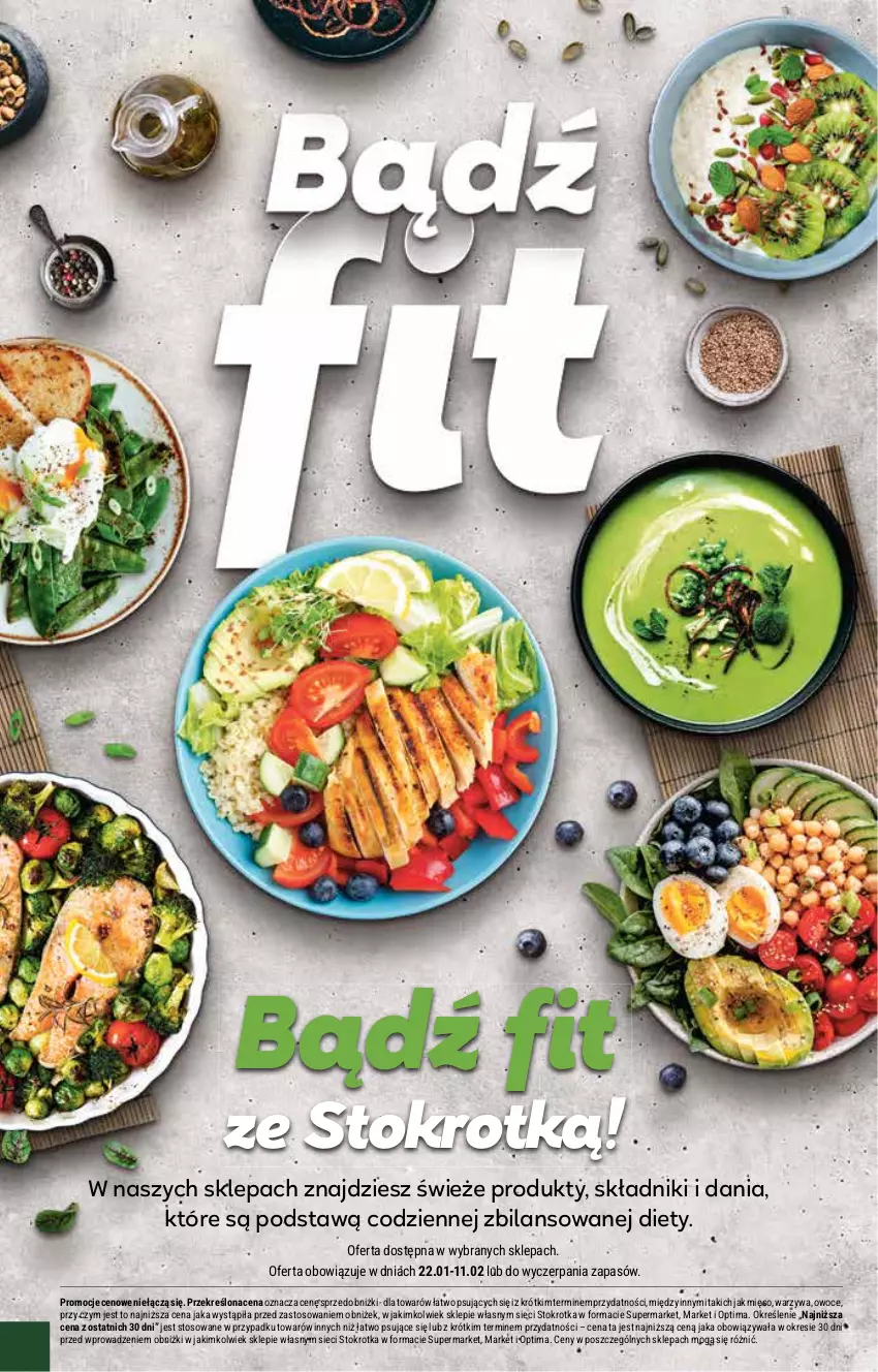 Gazetka promocyjna Stokrotka - Market - ważna 29.01 do 04.02.2026 - strona 10 - produkty: Mięso, Optima, Owoce, Warzywa