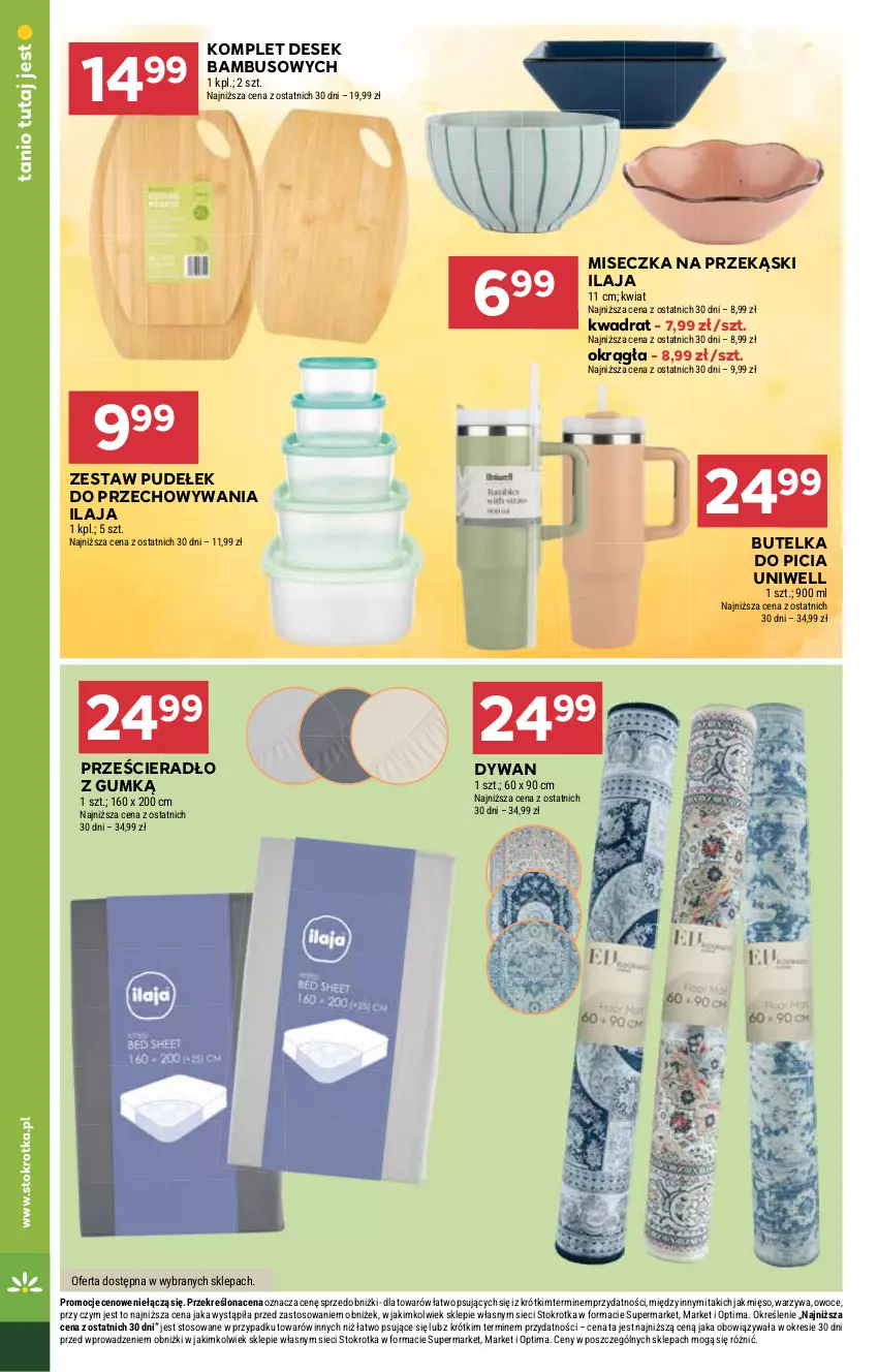 Gazetka promocyjna Stokrotka - Market - ważna 29.01 do 04.02.2026 - strona 18 - produkty: Dywan, Mięso, Miseczka, Optima, Owoce, Prześcieradło, Warzywa