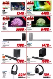 Gazetka promocyjna Media Markt - Gazetka Media Markt - Gazetka - ważna od 19.10 do 19.10.2021 - strona 5 - produkty: Gry, Cif, Philips, Słuchawki, Sony, Słuchawki bezprzewodowe, Samsung, Telewizor, Mobil, Akumulator, LG