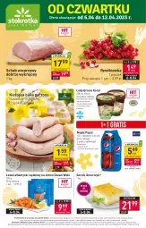 Gazetka promocyjna Stokrotka - Supermarket - Gazetka - ważna od 12.04 do 12.04.2023 - strona 1 - produkty: Warzywa, Ser, Por, Gra, Lody, Pepsi, Schab wieprzowy, Owoce, Kiełbasa biała, Napój, Kiełbasa, Rzodkiewka, Mięso