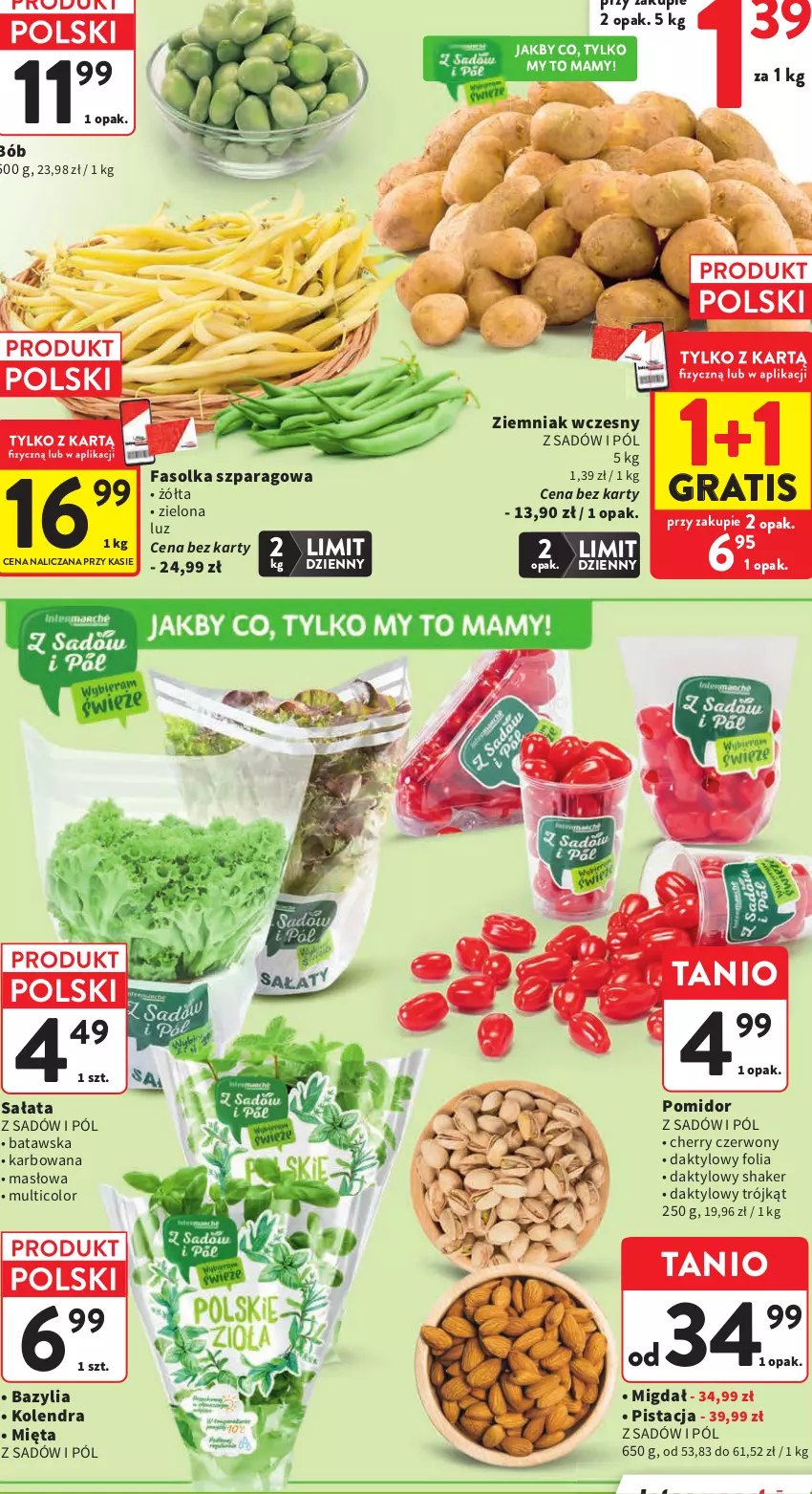 Gazetka promocyjna Intermarche - Gazetka promocyjna - ważna 02.06 do 08.07.2026 - strona 11 - produkty: Bazyl, Bazylia, Fa, Gra, Kolendra, Masło, Mięta, Sałat