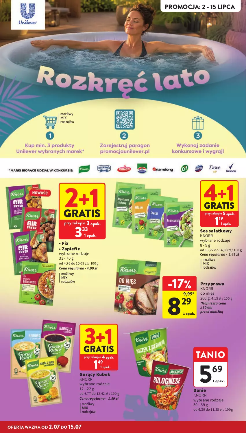 Gazetka promocyjna Intermarche - Gazetka promocyjna - ważna 02.06 do 08.07.2026 - strona 32 - produkty: Gra, Knorr, Kubek, Sałat, Sos