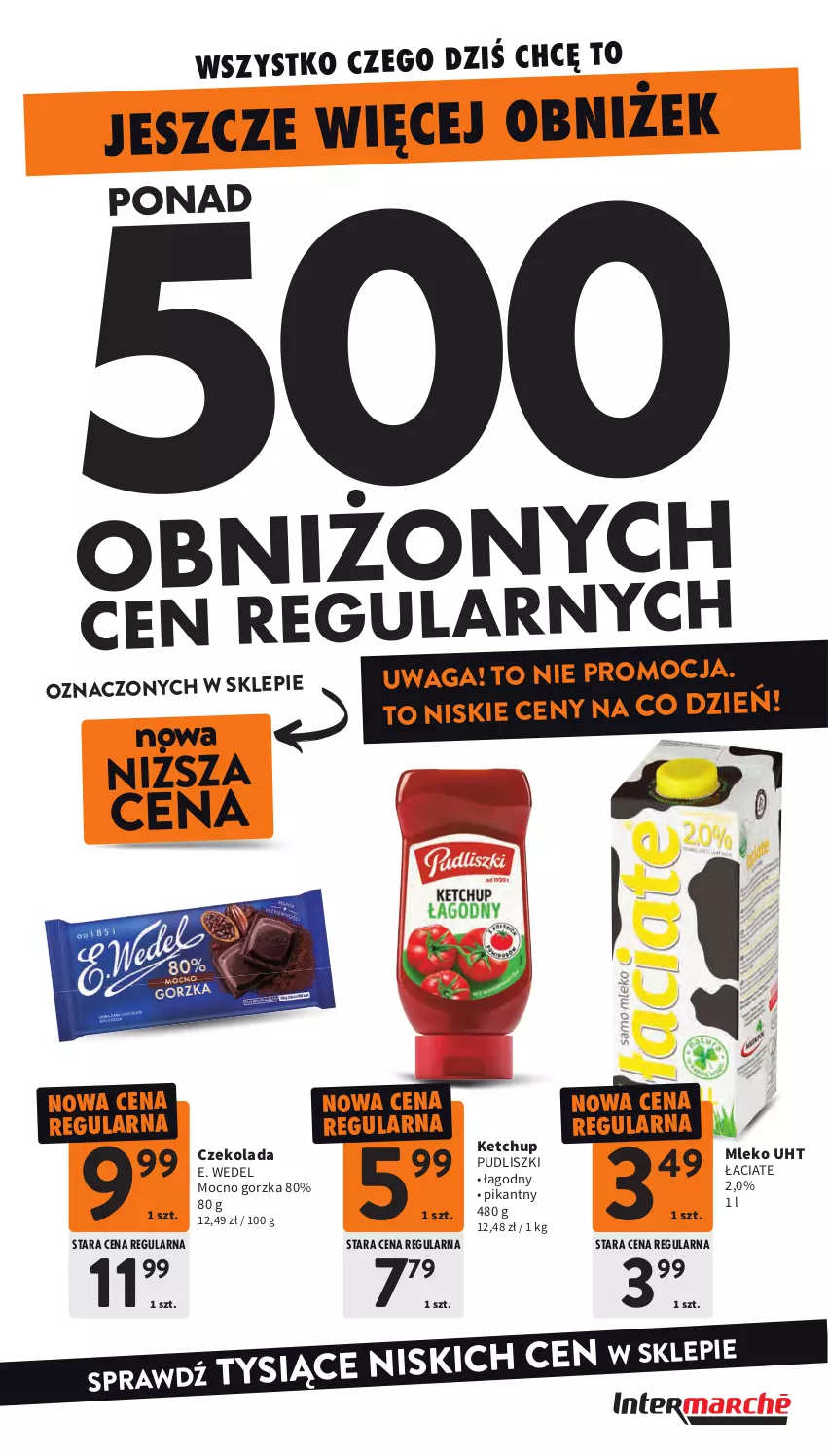 Gazetka promocyjna Intermarche - Gazetka promocyjna - ważna 02.06 do 08.07.2026 - strona 6 - produkty: Czekolada, E. Wedel, Ketchup, Mleko, Pudliszki, Waga