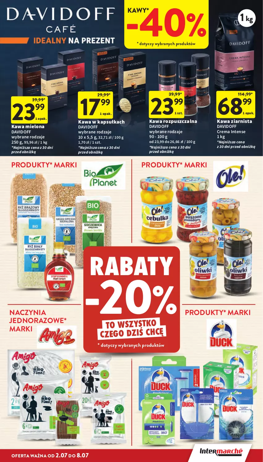 Gazetka promocyjna Intermarche - Gazetka promocyjna - ważna 02.06 do 08.07.2026 - strona 7 - produkty: Davidoff, Kawa, Kawa mielona, Kawa rozpuszczalna, Kawa ziarnista