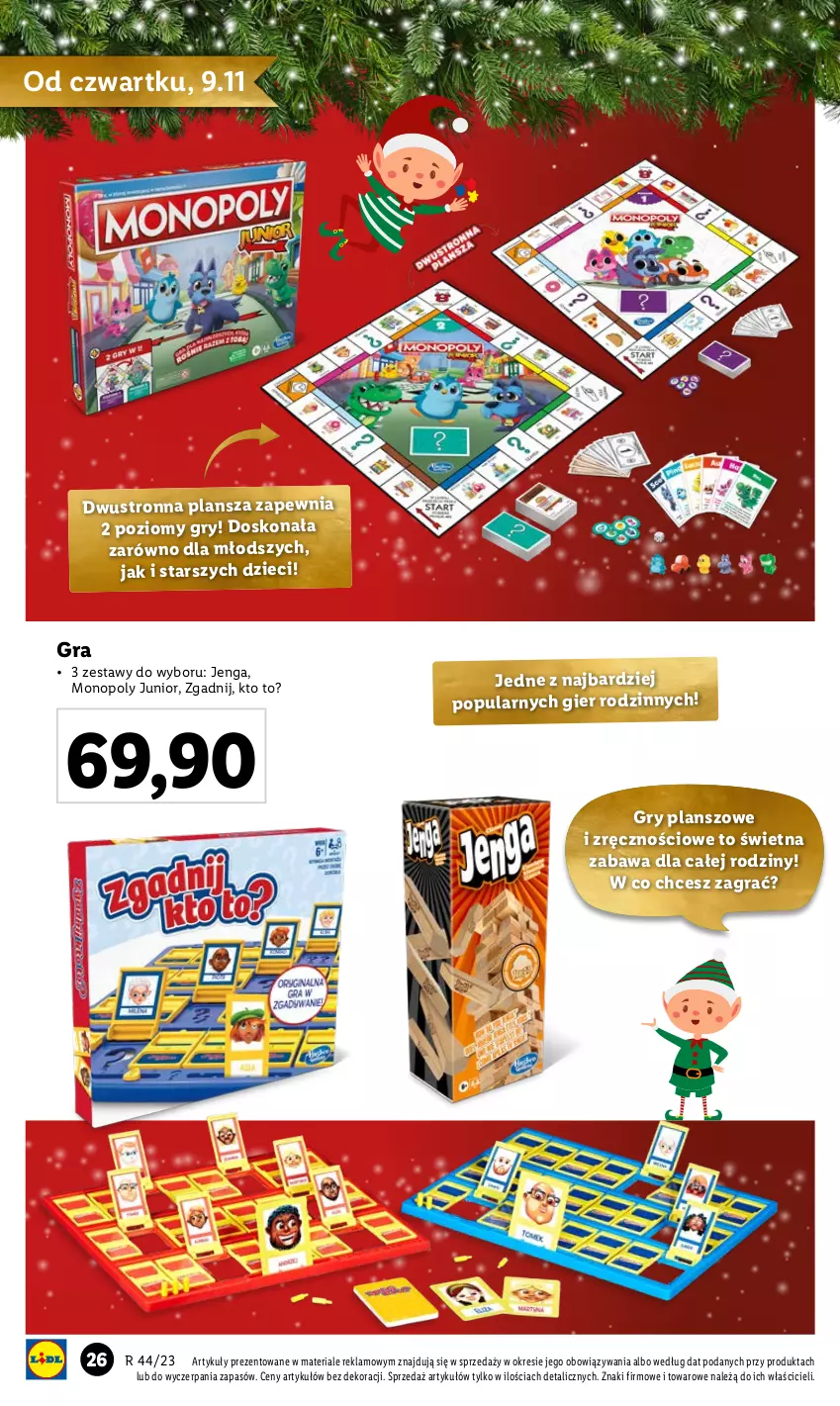 Gazetka promocyjna Lidl - KATALOG ZABAWKI - ważna 02.11 do 24.12.2023 - strona 26 - produkty: Dzieci, Gra, Gry, Monopoly