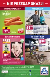 Gazetka promocyjna Aldi - OKAZJE DLA CIEBIE I DOMU - Gazetka - ważna od 25.09 do 25.09.2021 - strona 12 - produkty: Kurczak, Por, Gra, Kurtka, Rower, Hasbro, Monopoly, Fa