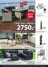 Gazetka promocyjna Jysk - Oferta tygodnia - Gazetka - ważna od 25.07 do 25.07.2023 - strona 6 - produkty: Por, Stolik, Stół, Sofa, Roślina sztuczna, Krzesło, Poduszka, Fa