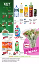 Gazetka promocyjna Odido - Wiosna wita PROMOCJAMI! - Gazetka - ważna od 10.03 do 10.03.2022 - strona 4 - produkty: Piwo, Nałęczowianka, Sok, Napój energetyczny, Ajax, Papier, Kasztelan, Proszek do prania, Persil, Pasta do zębów, Warka, Papier toaletowy, Velvet, Schweppes, Napój gazowany, Tymbark, Bukiet, Elmex, Woda, Napój, Captain Jack