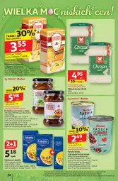 Gazetka promocyjna Auchan - WIELKA MOC Niskich Cen Hipermarket - Gazetka - ważna od 19.04 do 19.04.2025 - strona 28 - produkty: Chrzan, Lubella, Makaron, Ser, Mus, Bell, Fasola, Bella, Olej, Pomidory, Fa