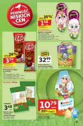 Gazetka promocyjna Auchan - WIELKA MOC Niskich Cen Hipermarket - Gazetka - ważna od 19.04 do 19.04.2025 - strona 35 - produkty: Kit Kat, Czekolada, Figurka z czekolady, Baton, Kinder, Milka