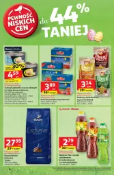 Gazetka promocyjna Auchan - WIELKA MOC Niskich Cen Hipermarket - Gazetka - ważna od 19.04 do 19.04.2025 - strona 4 - produkty: Tchibo, Sos, Gin, Ice tea, Kawa mielona, Kawa, Podravka, Tuńczyk, Napój, Olej, Krakersy