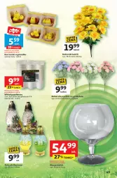 Gazetka promocyjna Auchan - WIELKA MOC Niskich Cen Hipermarket - Gazetka - ważna od 19.04 do 19.04.2025 - strona 49 - produkty: Wazon, Bukiet, Znicz