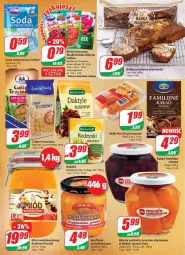 Gazetka promocyjna Dino - Gazetka - Gazetka - ważna od 07.09 do 07.09.2021 - strona 5 - produkty: Ser, Gin, Cukier, Kisiel, Diamant, Daktyle, Konfitura, Miód, Soda oczyszczona, Syrop, Rodzynki, Dan Cake, Babka, Kubek, Deser, Cukier trzcinowy, Delecta, Kakao, Bakalland, Fa