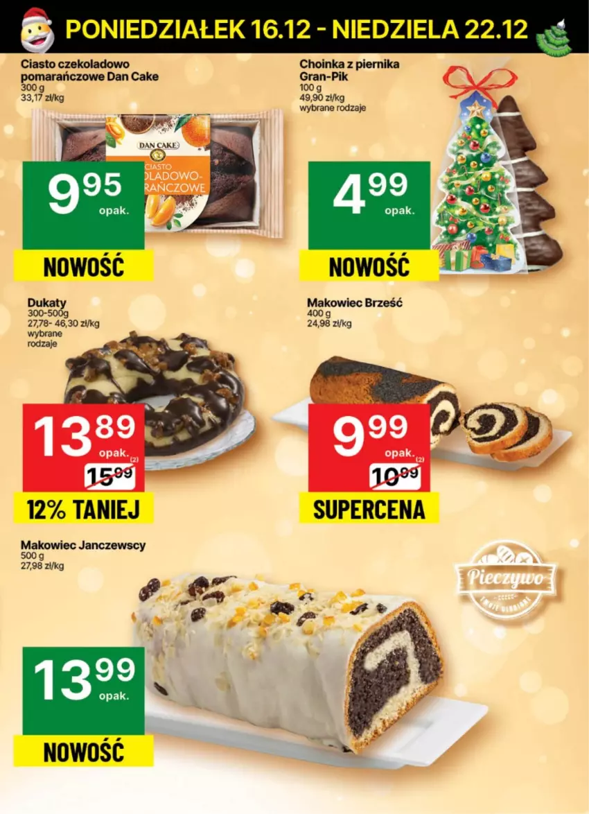 Gazetka promocyjna Delikatesy Centrum - NOWA GAZETKA Delikatesy Centrum od 16 grudnia! 16-22.12.2024 - ważna 16.12 do 22.12.2024 - strona 19 - produkty: Choinka, Dan Cake, Gra, Inka, Makowiec, Piernik