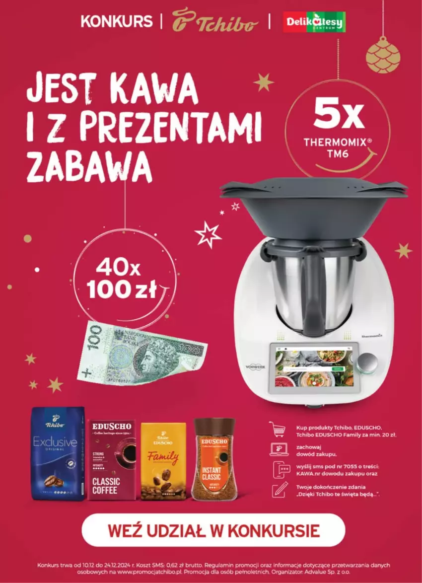 Gazetka promocyjna Delikatesy Centrum - NOWA GAZETKA Delikatesy Centrum od 16 grudnia! 16-22.12.2024 - ważna 16.12 do 22.12.2024 - strona 33 - produkty: Fa, Kawa, Kosz, Tchibo