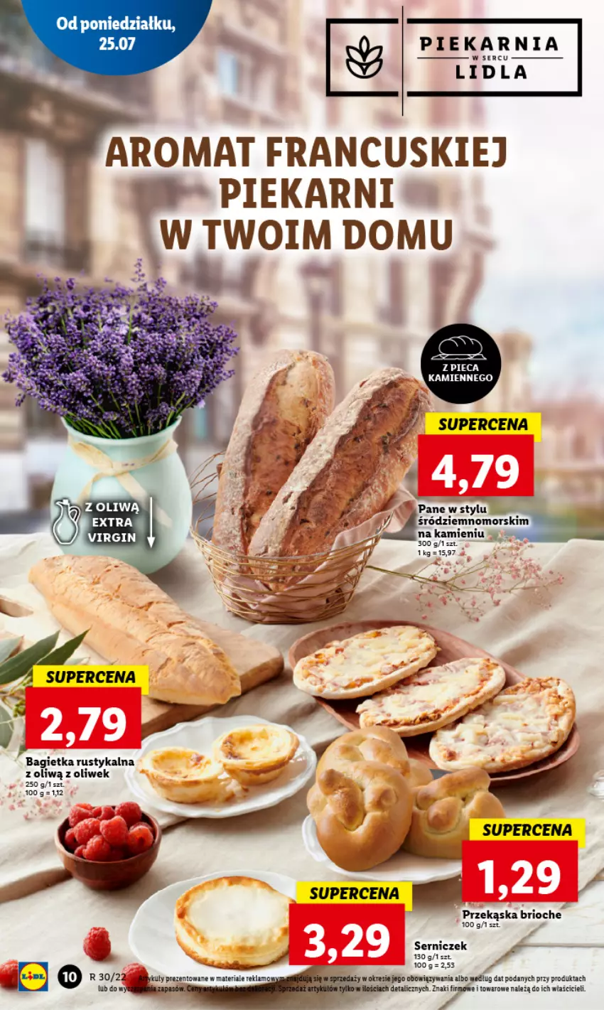 Gazetka promocyjna Lidl - GAZETKA - ważna 25.07 do 27.07.2022 - strona 14 - produkty: Bagietka, Fa, Rust, Ser