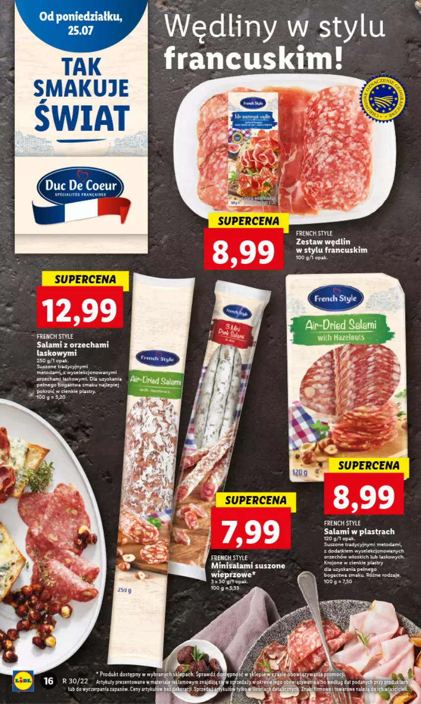 Gazetka promocyjna Lidl - GAZETKA - ważna 25.07 do 27.07.2022 - strona 20 - produkty: Fa, Salami