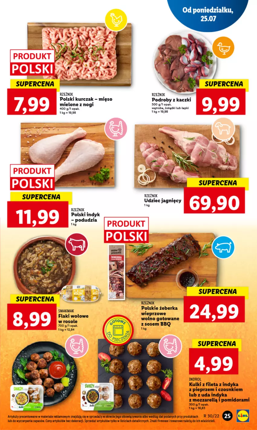 Gazetka promocyjna Lidl - GAZETKA - ważna 25.07 do 27.07.2022 - strona 29 - produkty: Kurczak, Mięso, Pieprz, Podroby z kaczki, Sos