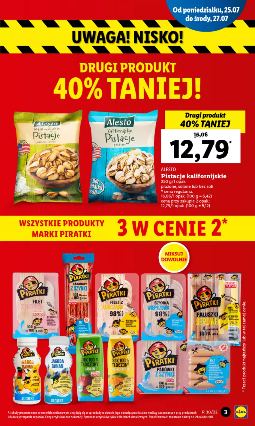 Gazetka promocyjna Lidl - GAZETKA - ważna 25.07 do 27.07.2022 - strona 3 - produkty: Parówki, Waga